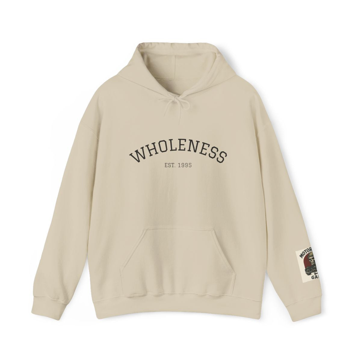 Wholeness Skull Motorcycle Gang Hoodie