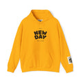 The Gildan Heavy Blend Yellow hoodie bike gang premium
